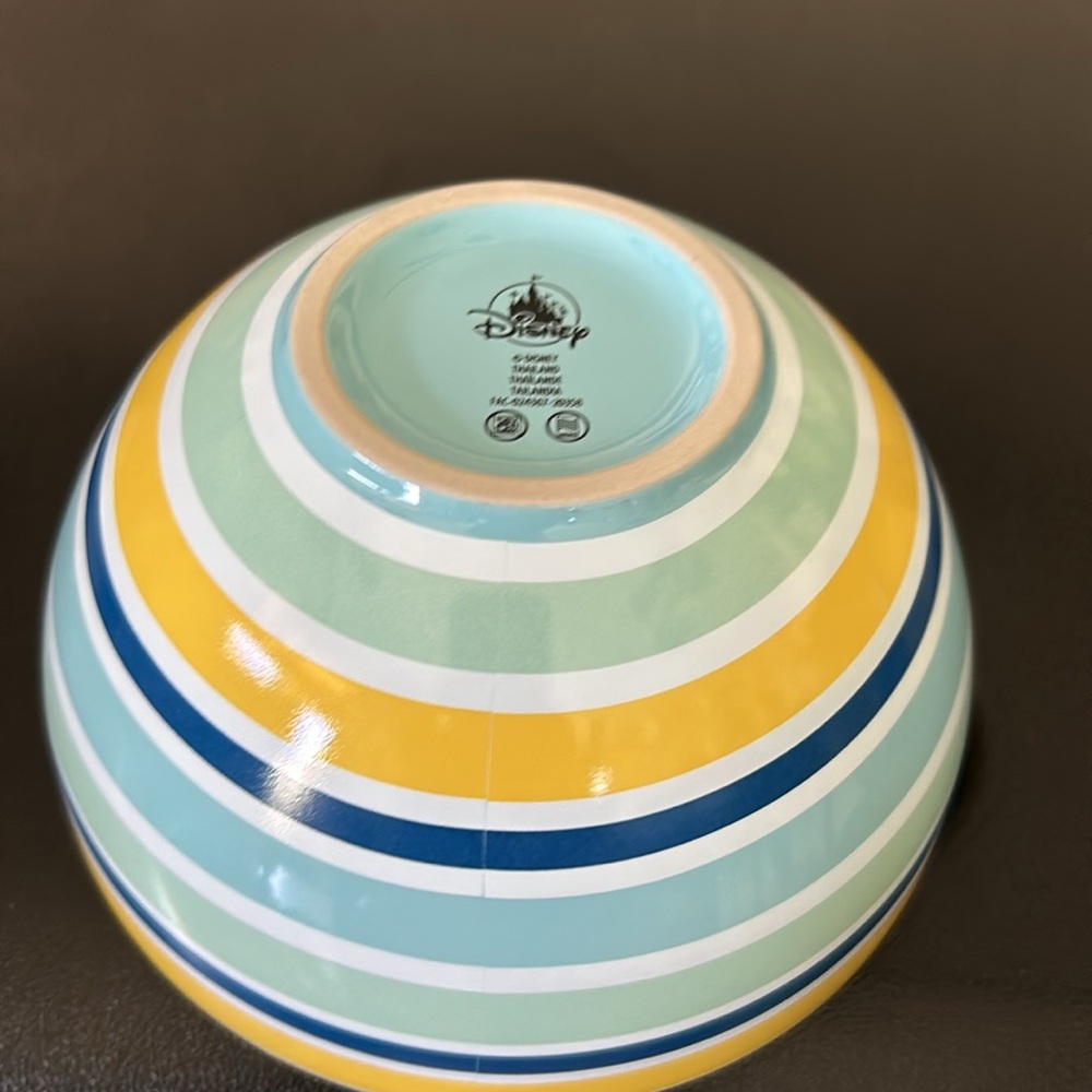 Disney three piece ceramic bowl set each uniquely their own 4 1/2 5 1/2 and7 1/2 - Picture 6 of 11